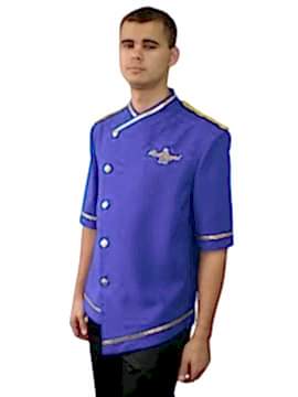 Костюм мужской швейцара: куртка без подклады КШ-2, брюки БРМ-3