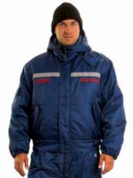 Костюм утепленный для работников службы безопасности: куртка  «Охрана», полукомбинезон ПК-4-1