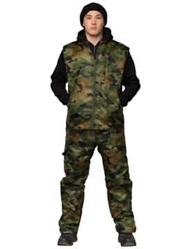 Костюм утепленный для службы безопасности: жилет Ж-12-4, брюки БРМ-2-5