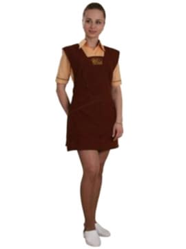 Костюм женский: блуза Б-16, фартук Ф-17