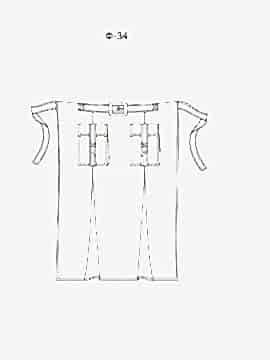 Фартук без нагрудника модель Ф-34