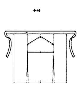 Фартук без нагрудника модель Ф-46