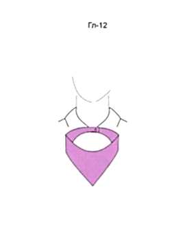 Галстук модель Гл-12