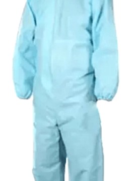 Комбинезон защитный одноразовый с капюшоном, ламинированный