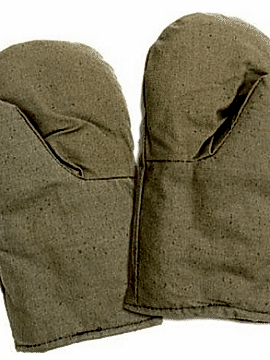 Рукавицы утепленные брезентовые
