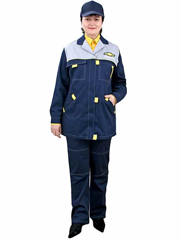 Костюм женский рабочий: куртка модель К-17-1, брюки БРЖ-1-1-1