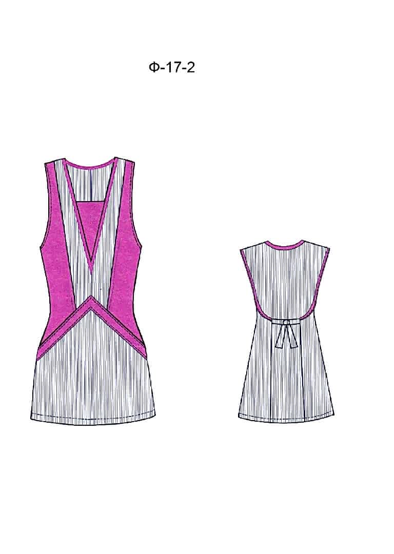 Фартук-сарафан модель Ф-17-2