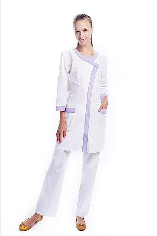 Костюм медицинский: халат ХЖ-19-3, брюки БРЖ-1-1