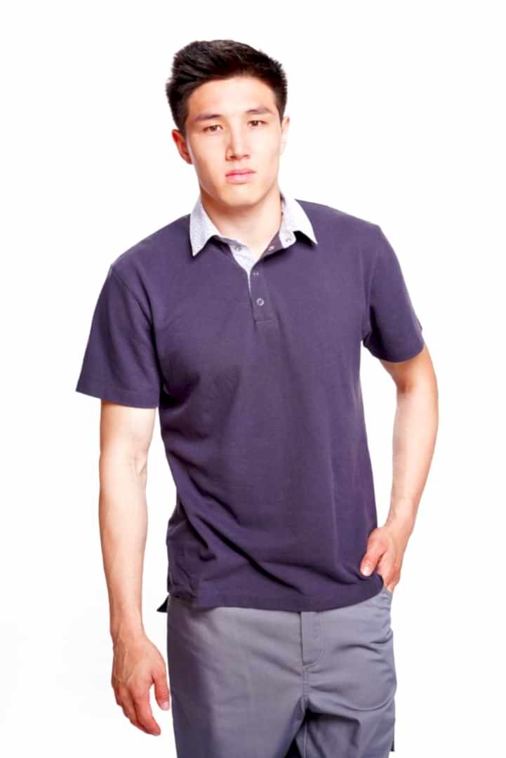 Рубашка-поло мужская короткий рукав М-1